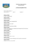 Liste des délibérations du 25/06/2026